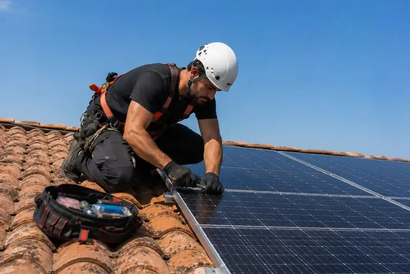 Maintenance et monitoring de panneaux solaires à Verchaix