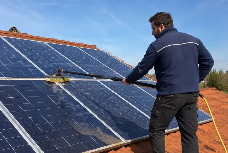 Nettoyage et entretien de panneaux solaires à Verchaix