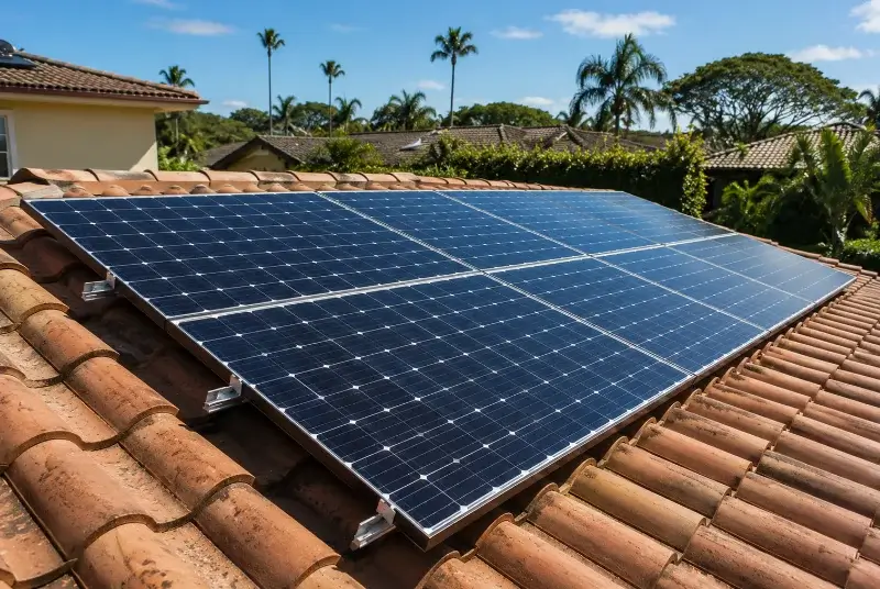 Installation de panneaux solaires à Verchaix